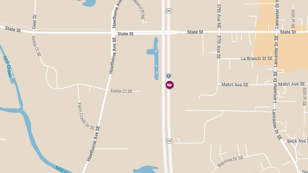 Burn Injury Reported Near I-5 Underpass at Market Street