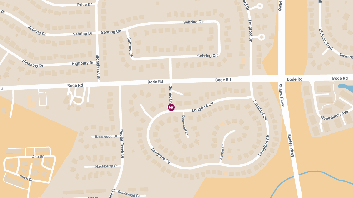 Car Accident with Injuries on Sumac Ln 