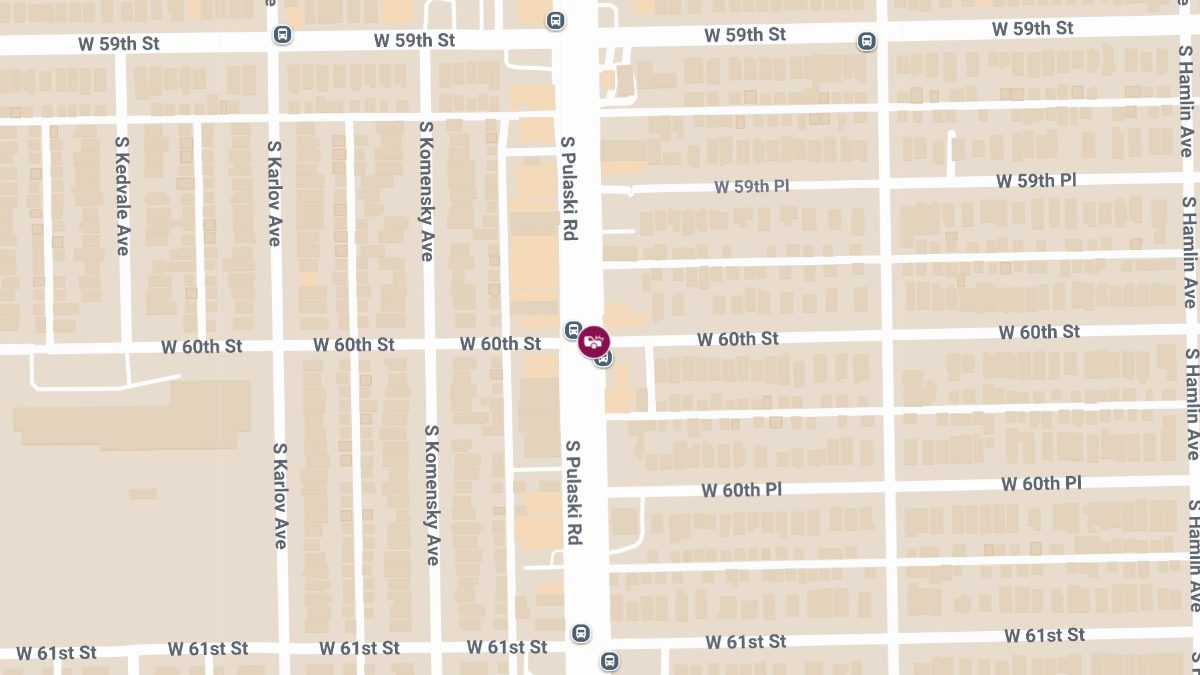 Collision at S Pulaski Rd & W 60th St Causes Injuries