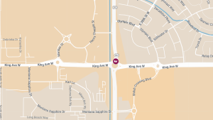 Collision with Injuries at King Ave W & Shiloh Rd