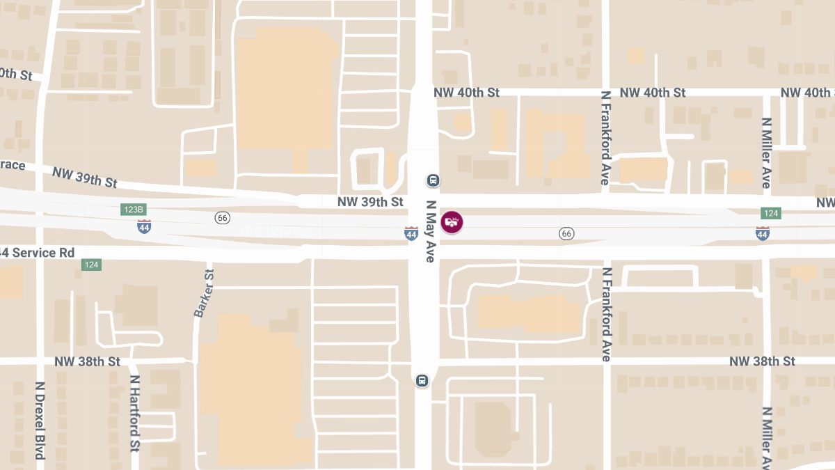 Collision with Injuries at NW 39th St and N May Ave