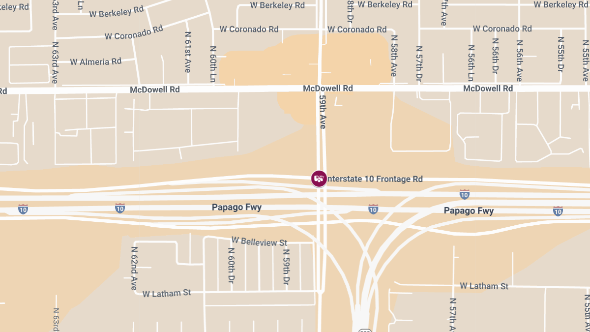 Collision with Injuries on 59th Ave at I-10