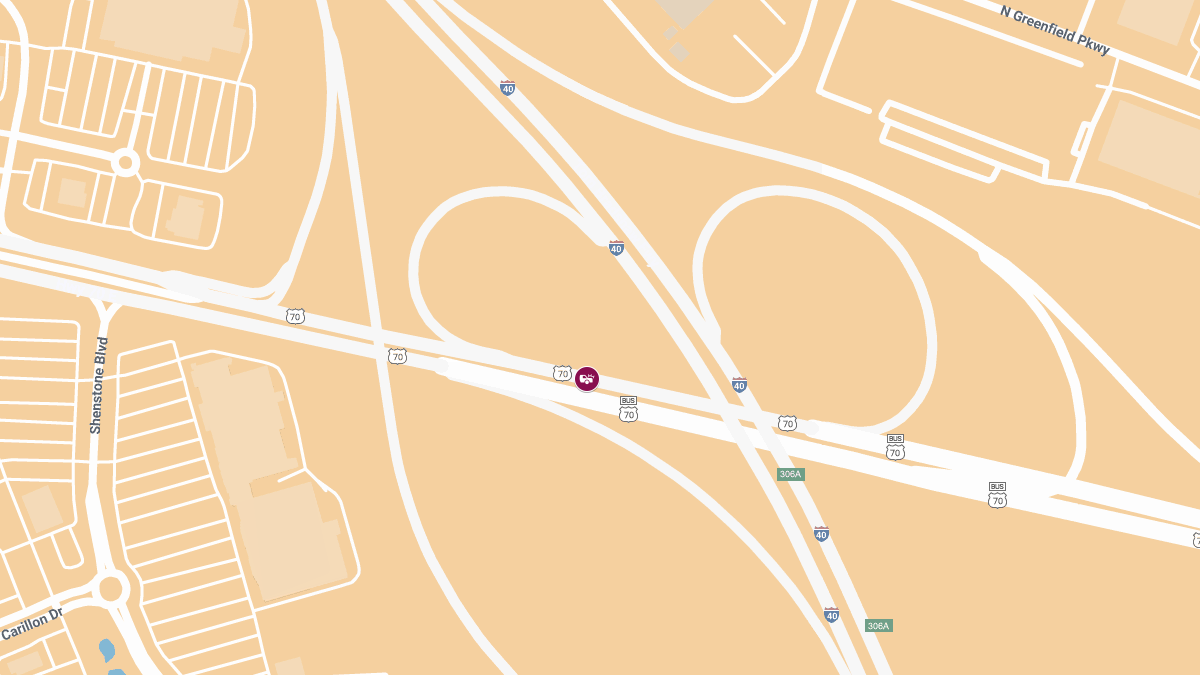 Crash With Injuries on Ramp From US 70 WB to I-40 WB