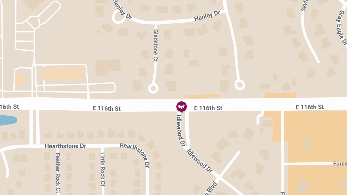 Crash at E 116th St and Idlewood Dr Causes Injury 