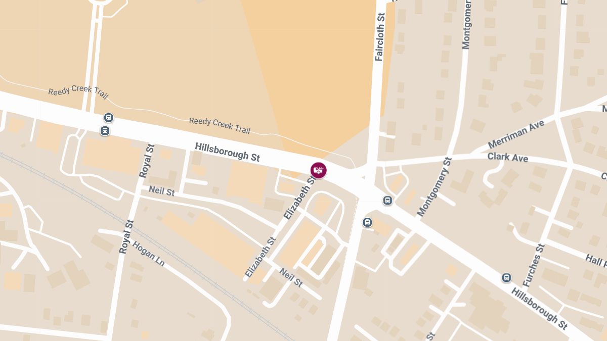 Crash at Elizabeth St & Hillsborough St Causes Injuries