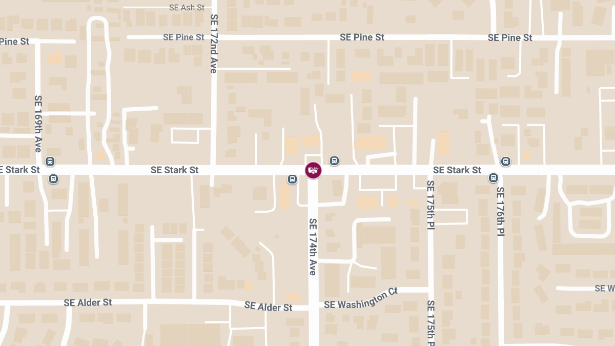 Crash at SE 174th Ave & SE Stark St Leaves at Least One Injured