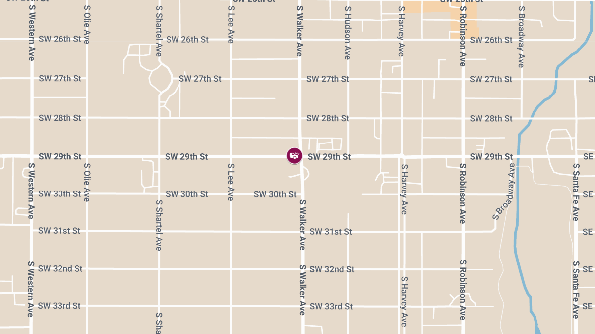 Crash at SW 29th St & S Walker Ave Causes Injuries
