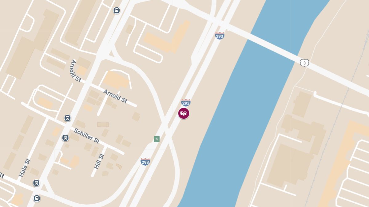 Crash into Merrimack River on I-293 Near Second St Exit