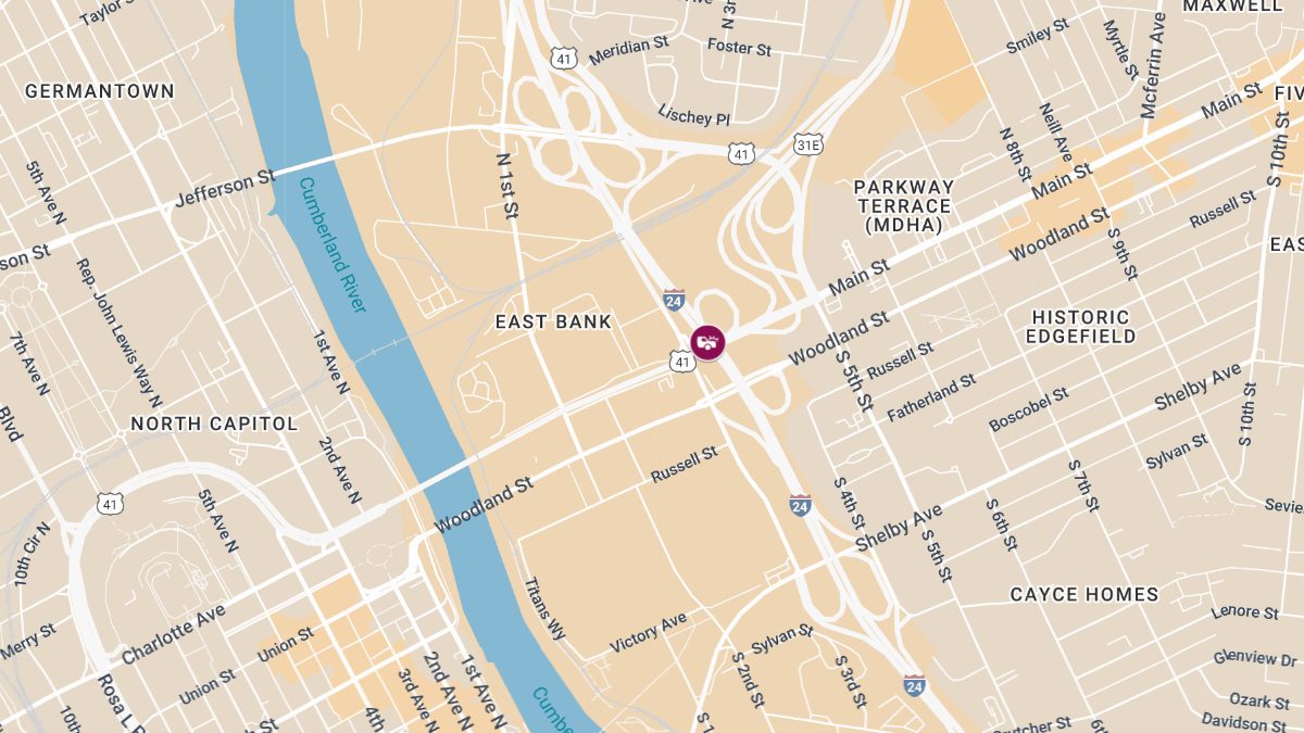 Crash on James Robertson Pkwy at I-24 EB Causes Injuries