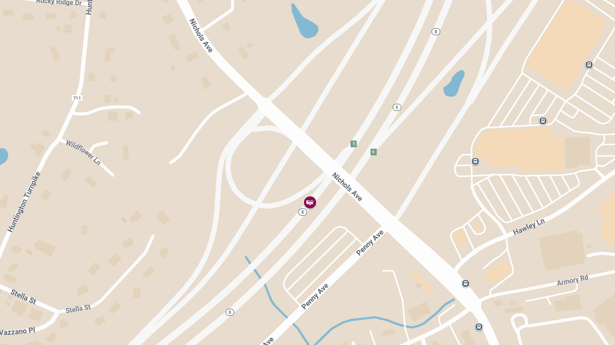 Crash on Rte 8 SB Near Exit 4 Injures 3 Children, 2 Adults