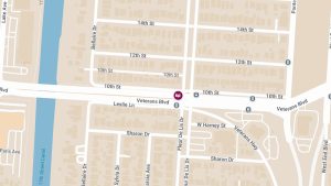 Crash on Veterans Memorial Blvd at West Side 10 Causes Injury