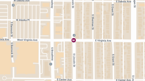 Crash with Injuries Involving Two Vehicles at S Lincoln St and E Virginia Ave