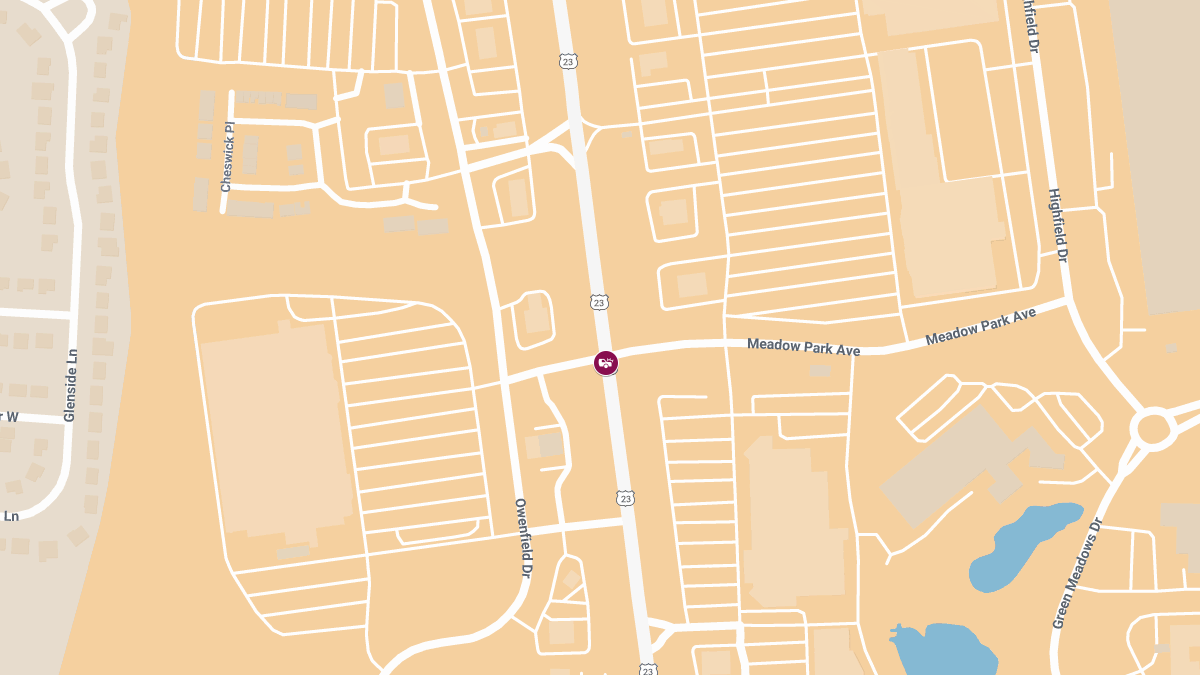 Crash with Injuries Reported at Columbus Pike & Meadow Park Ave