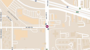 Crash with Injuries Reported at W 44th St & S 6th Ave