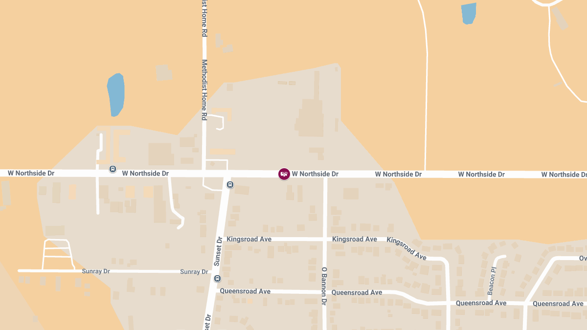 Crash with Injuries Reported on W Northside Dr