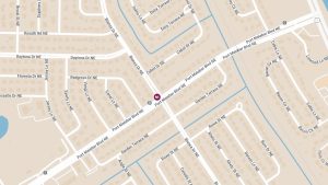 Crash with Injuries at Bianca Dr NE & Port Malabar Blvd NE Involving Utility Hazard