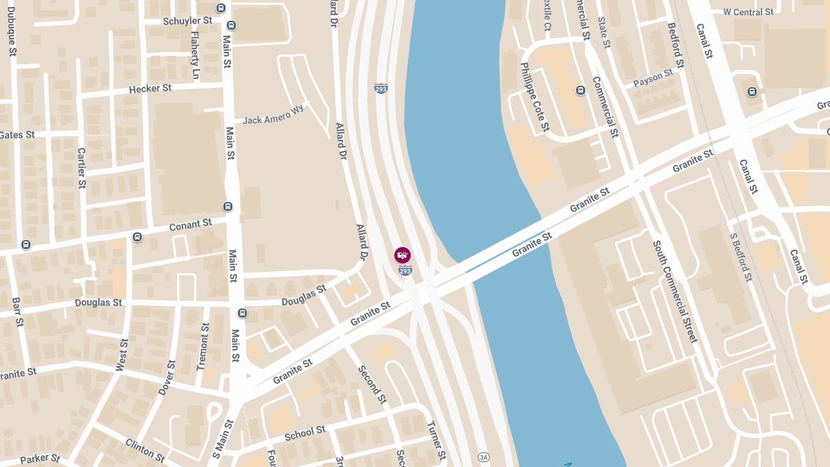Crash with Injuries at Brown Ave and I-293 North Ramp