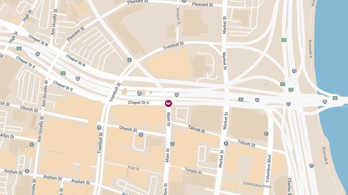 Crash with Injuries at Morgan St and Main St