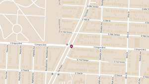 Crash with Injuries at The Paseo & E Gregory Blvd