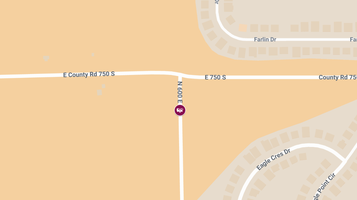 Entrapment Reported in Injury Crash on S 600 E