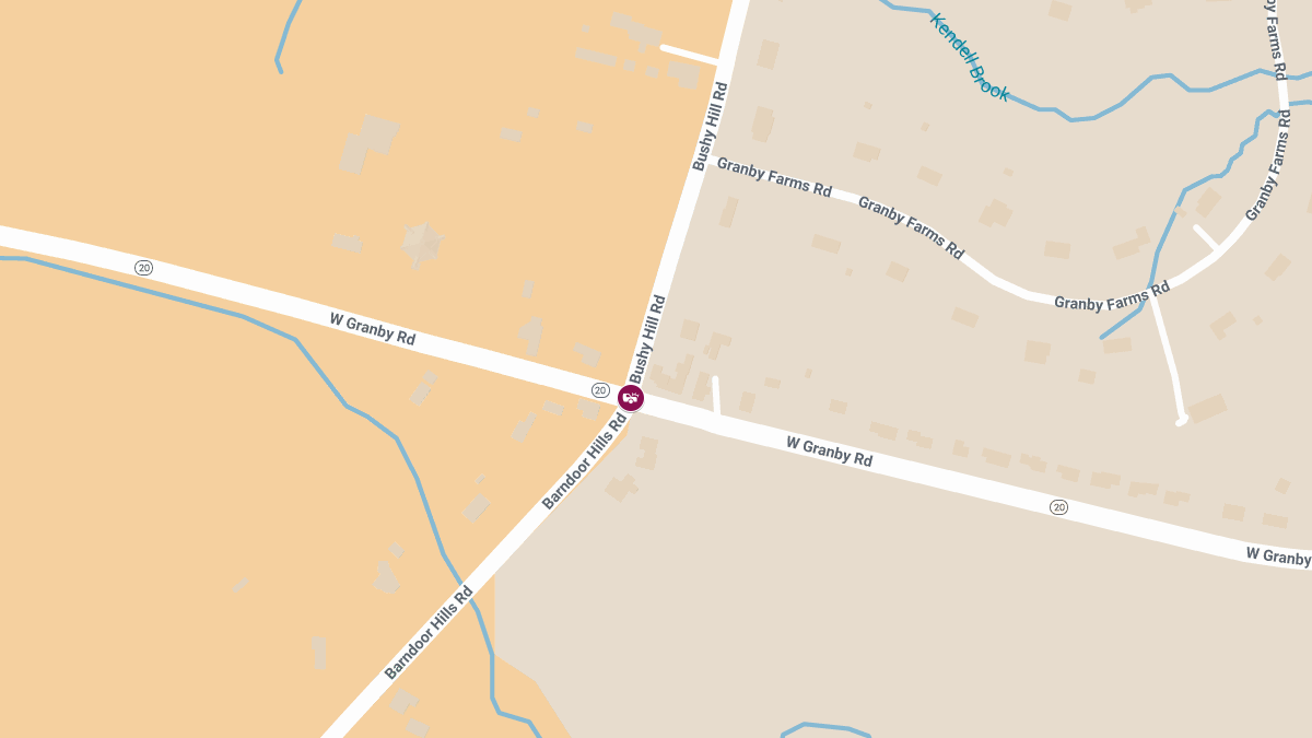 Entrapment Reported in Two-Vehicle Crash on Rt 20 at Bushy Hill Rd