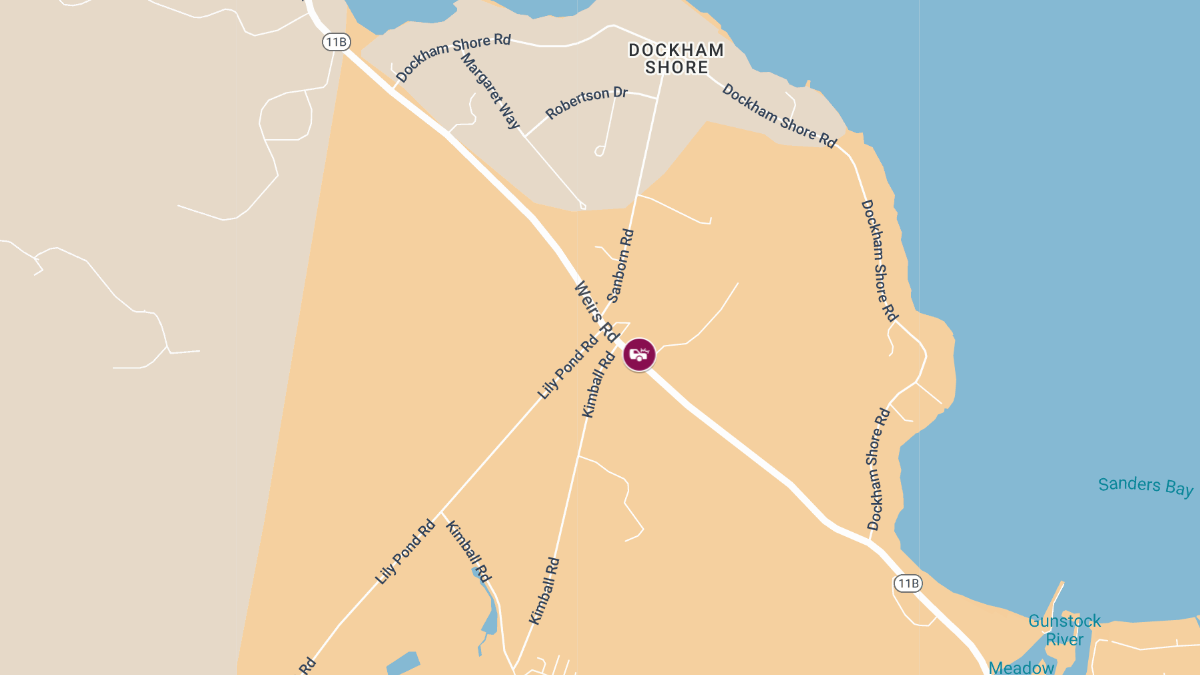 Entrapment Reported in Two-Vehicle Crash on Weirs Rd Near Lake Shore Rd