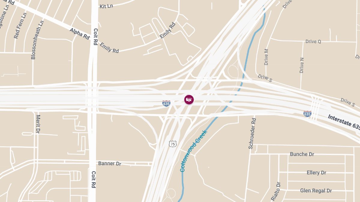atal Crash on Central Expy SB Near High 5 Interchange