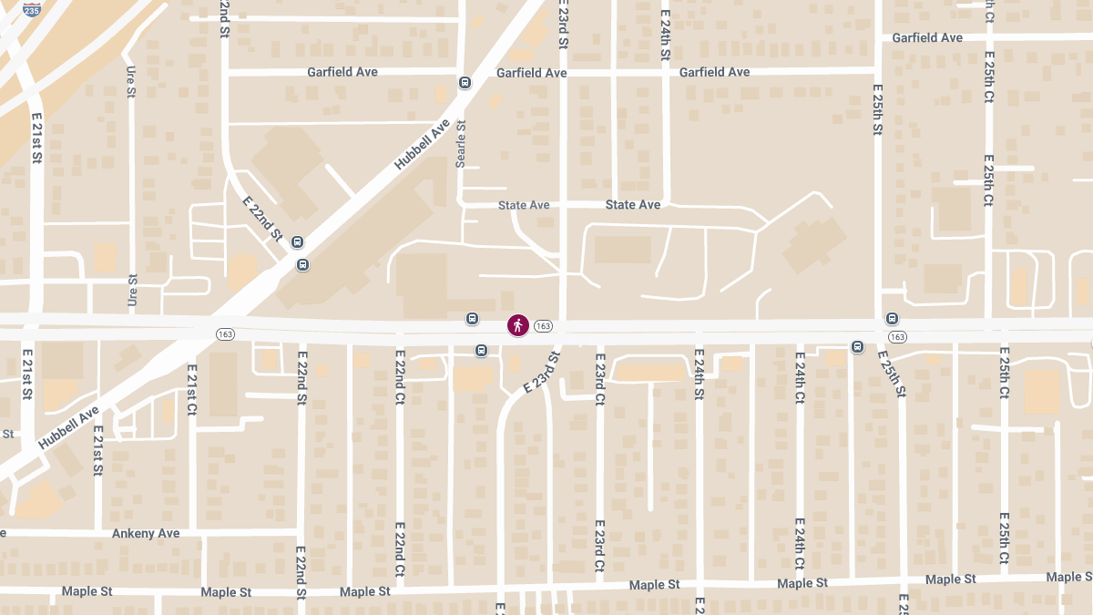 Female Pedestrian Injured in Crash on Ramp Off E University Ave