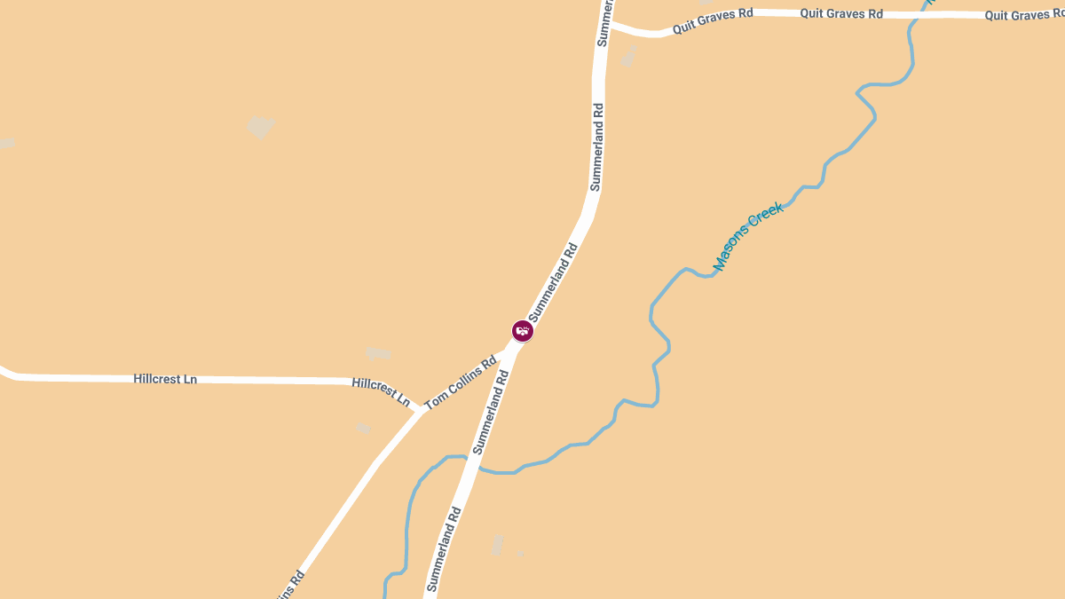 Five Injured in Head-On Crash on Summerland Rd in Hebron Community