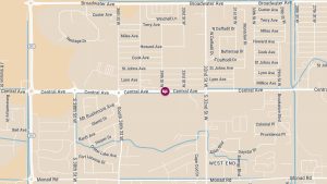 Head Injury Reported in Two-Vehicle Crash on Central Ave