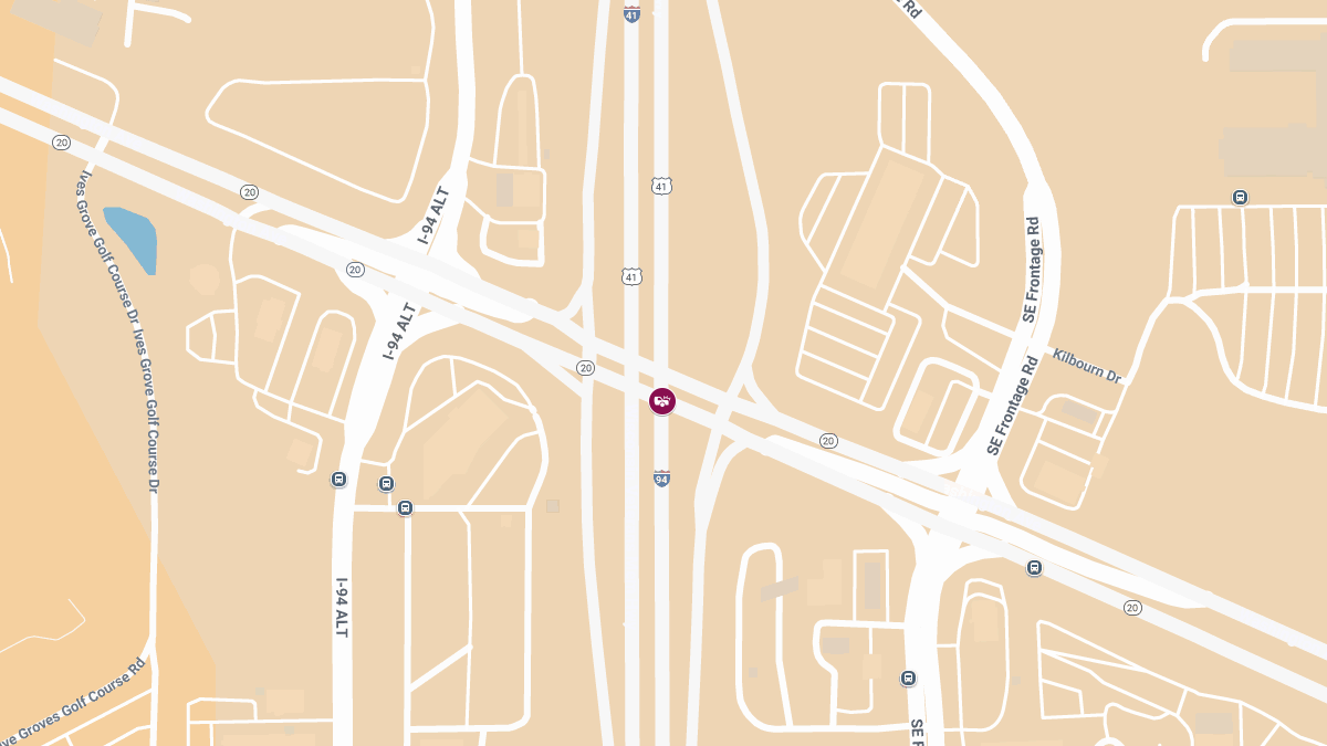 High-Speed Crash With Injuries on I-94 NB at Hwy 20