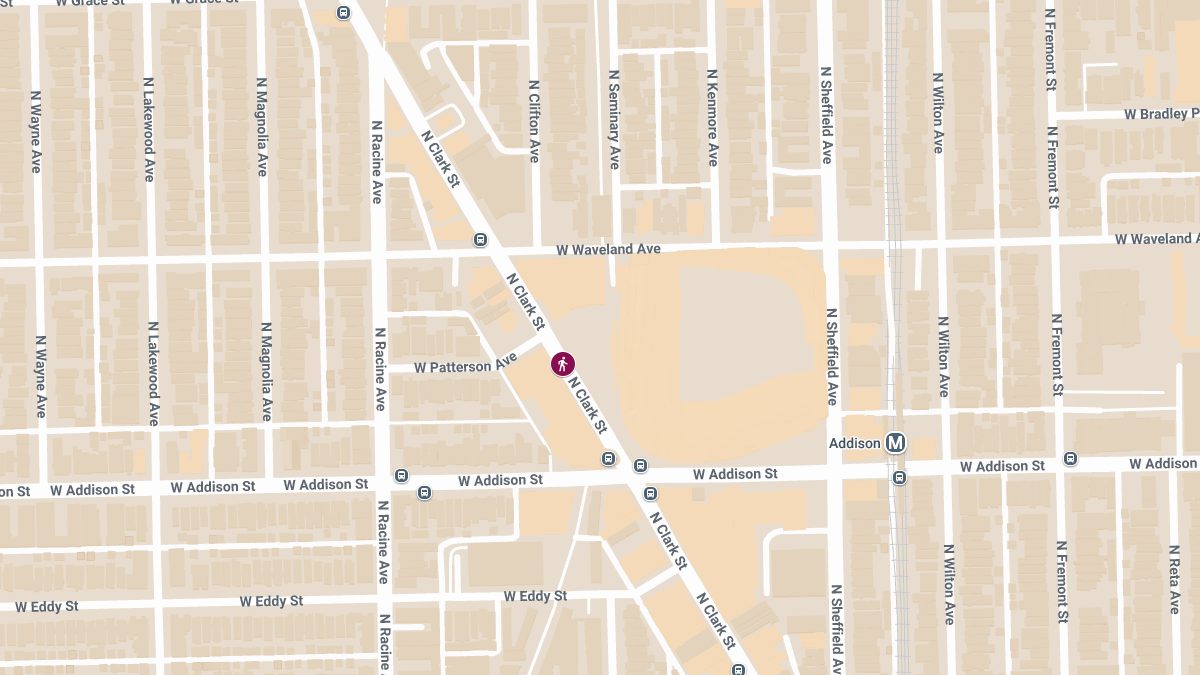 Hit-and-Run Crash Into Building Injures Pedestrian on N Clark St