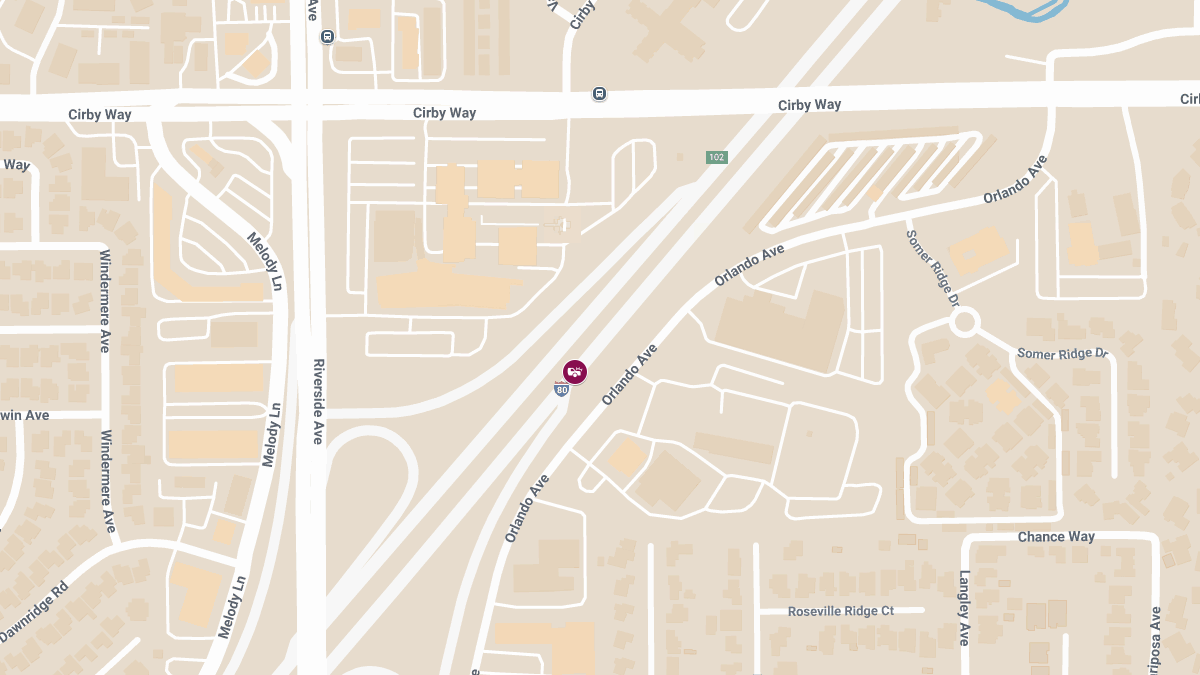 Hit-and-Run Crash on I-80 Near Riverside Ave Injures One
