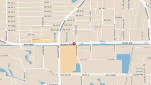 Honda and Chevy Equinox Collide on W Atlantic Blvd