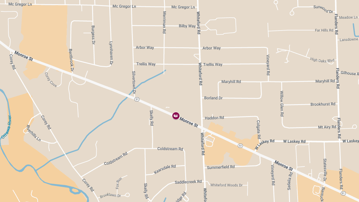 Injuries Reported in Car Accident at 5539 Monroe St