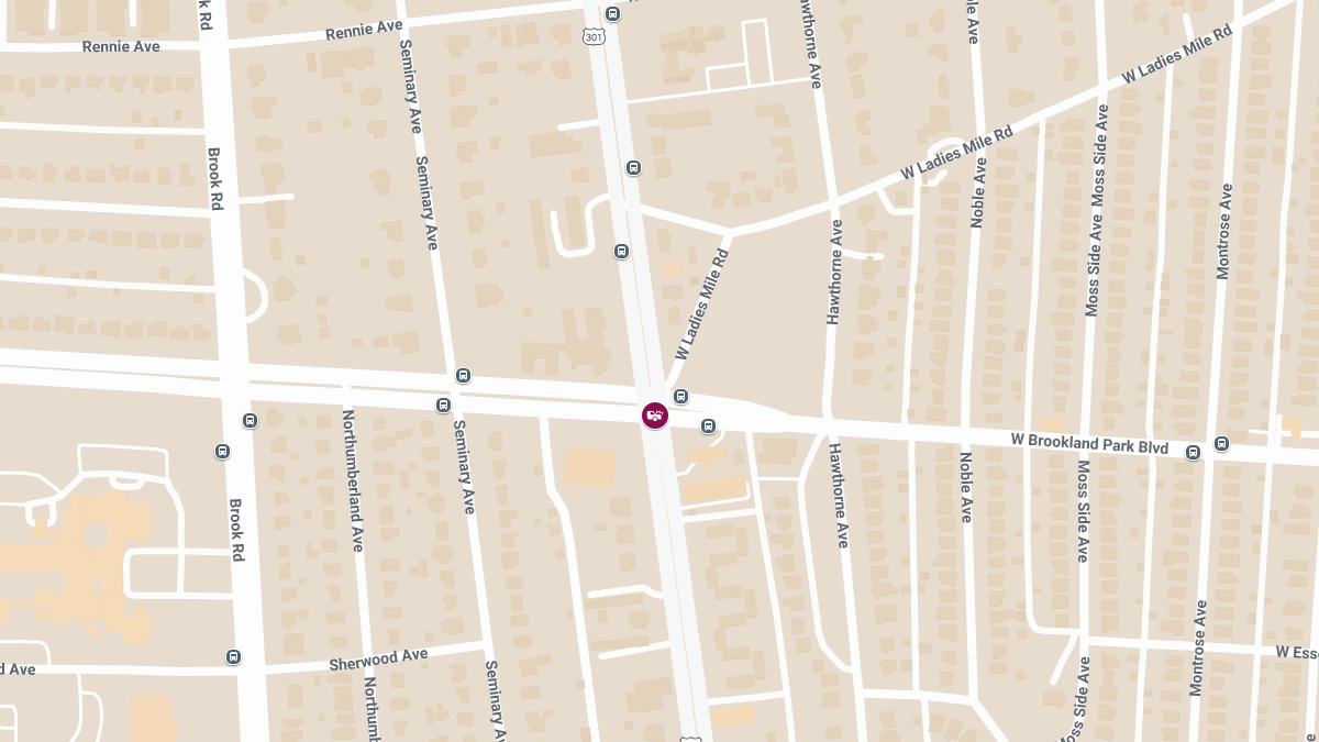 Injuries Reported in Crash at Chamberlayne Ave & W Brookland Park Blvd