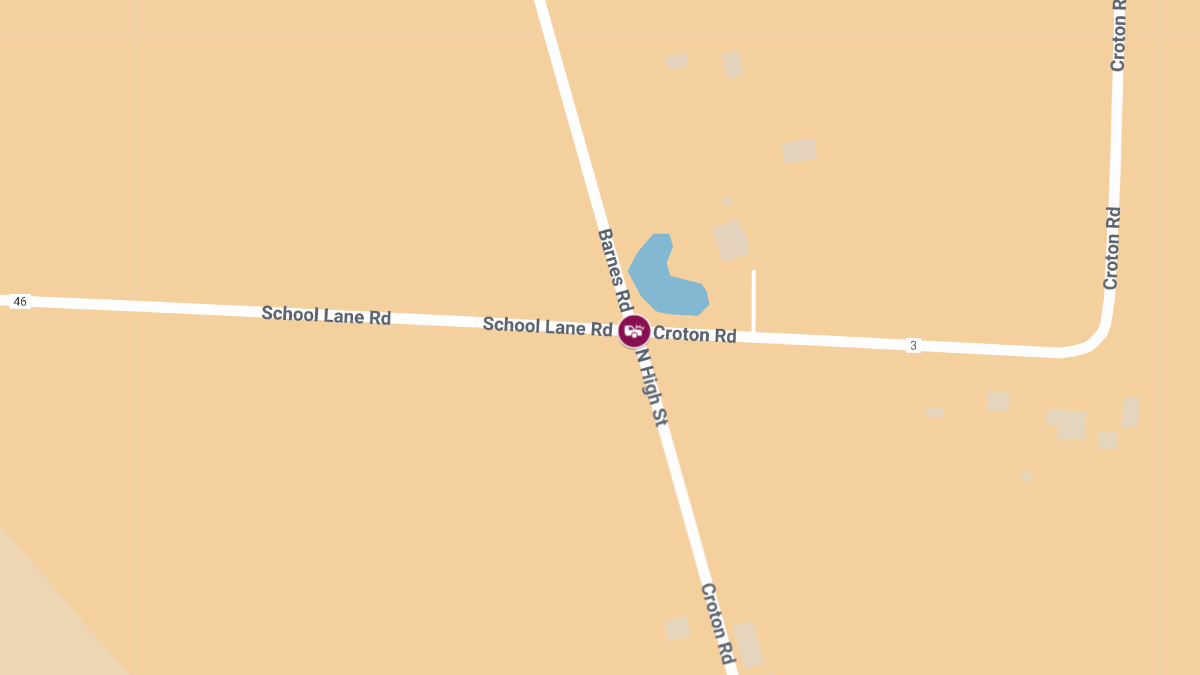 Injuries Reported in Crash at School Lane Rd NW & Sinkey Rd NW
