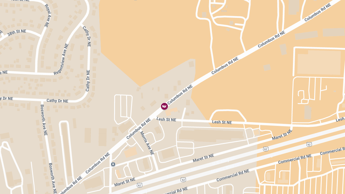 Injuries Reported in Crash on 3000 Blk Columbus Rd