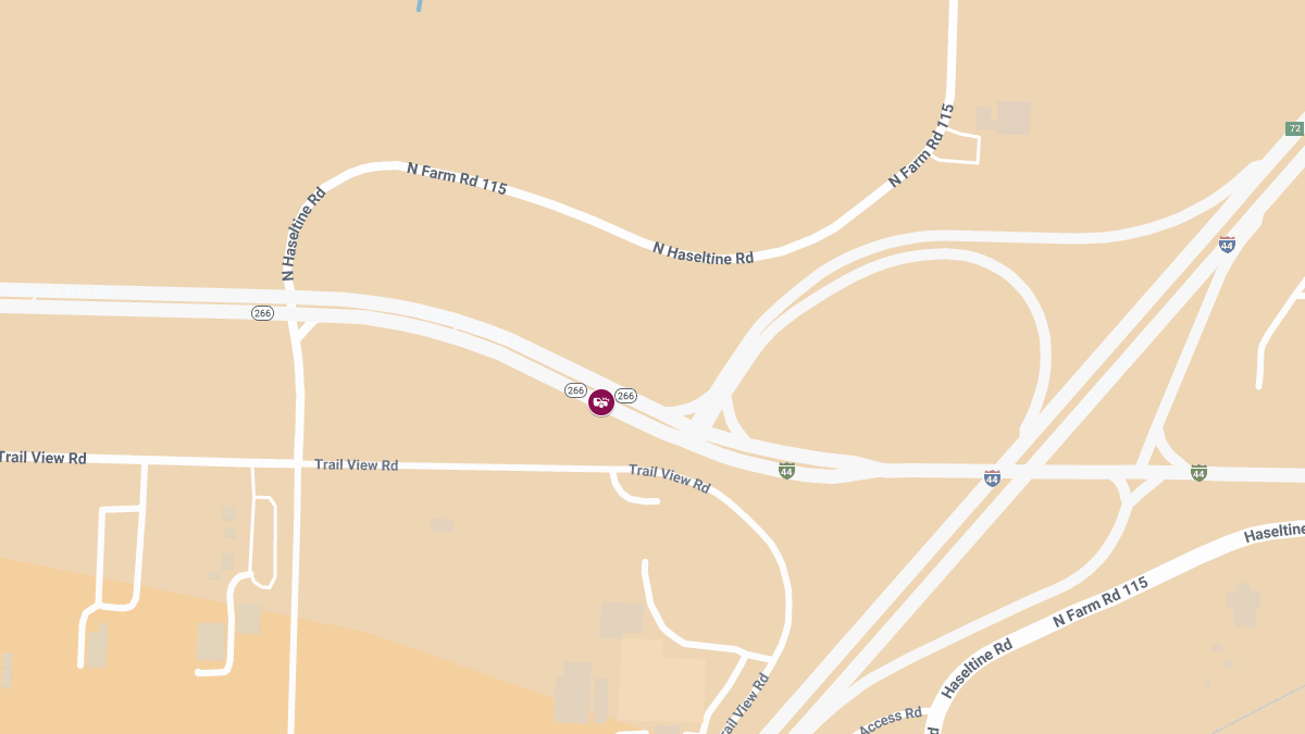 Injuries Reported in Crash on MO-266 WB Before I-44