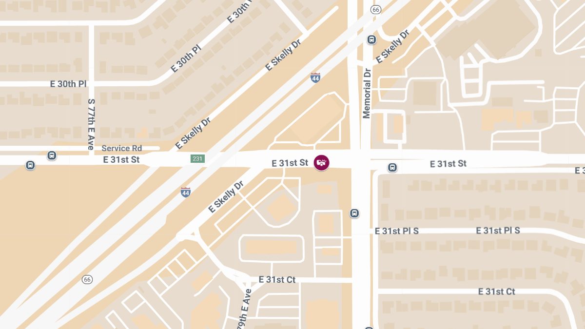 Injuries Reported in Monday Crash at 8100 E 31st St S