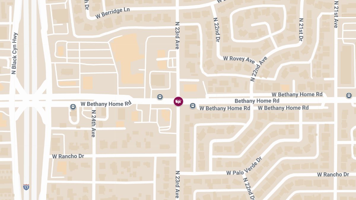 Injury Accident Reported at N 23rd Ave/W Bethany Home Rd