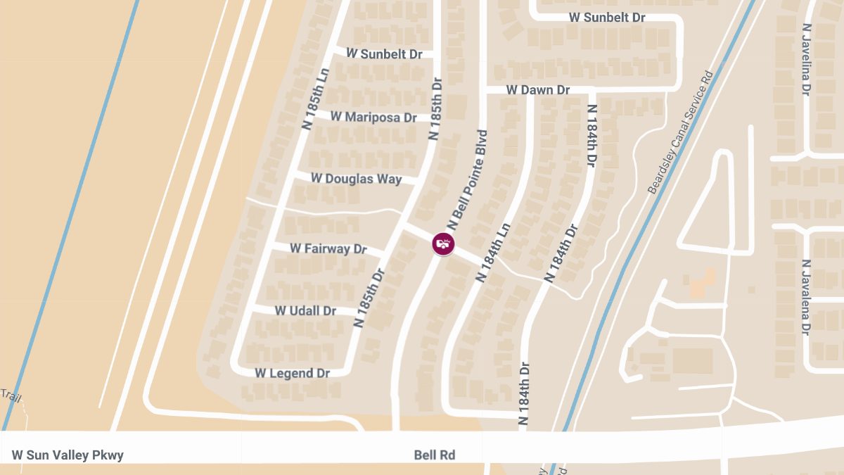Injury Accident Reported at N Bell Pointe Blvd & W Ryans Way