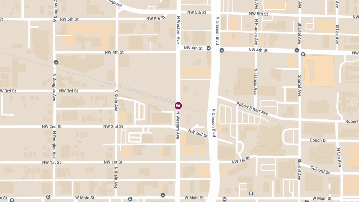 Injury Accident Reported at NW 3rd St & N Western Ave
