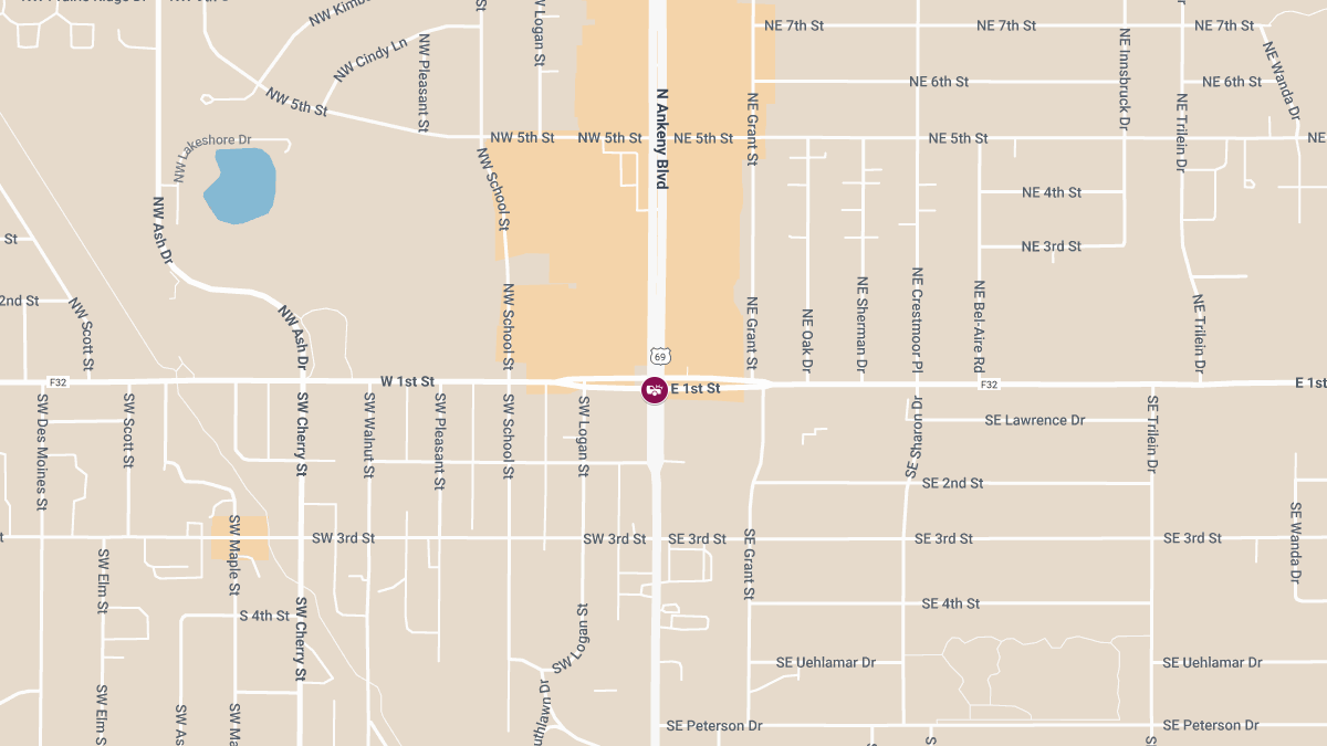 Injury Accident Reported at W 1st St & Ankeny Blvd