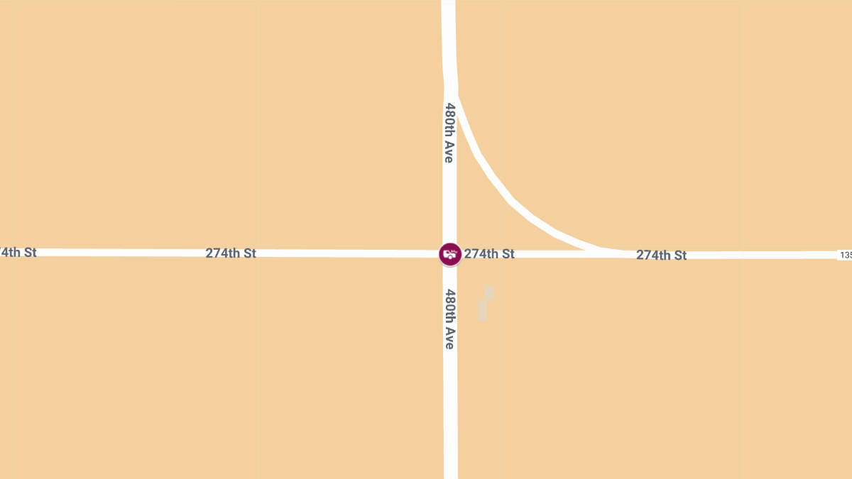 Injury Accident at 274th St & 480th Av