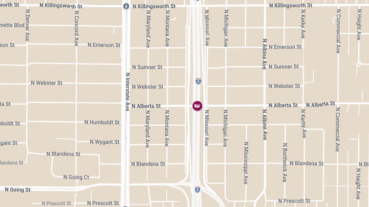Injury Accident at N Alberta St & N Missouri Ave