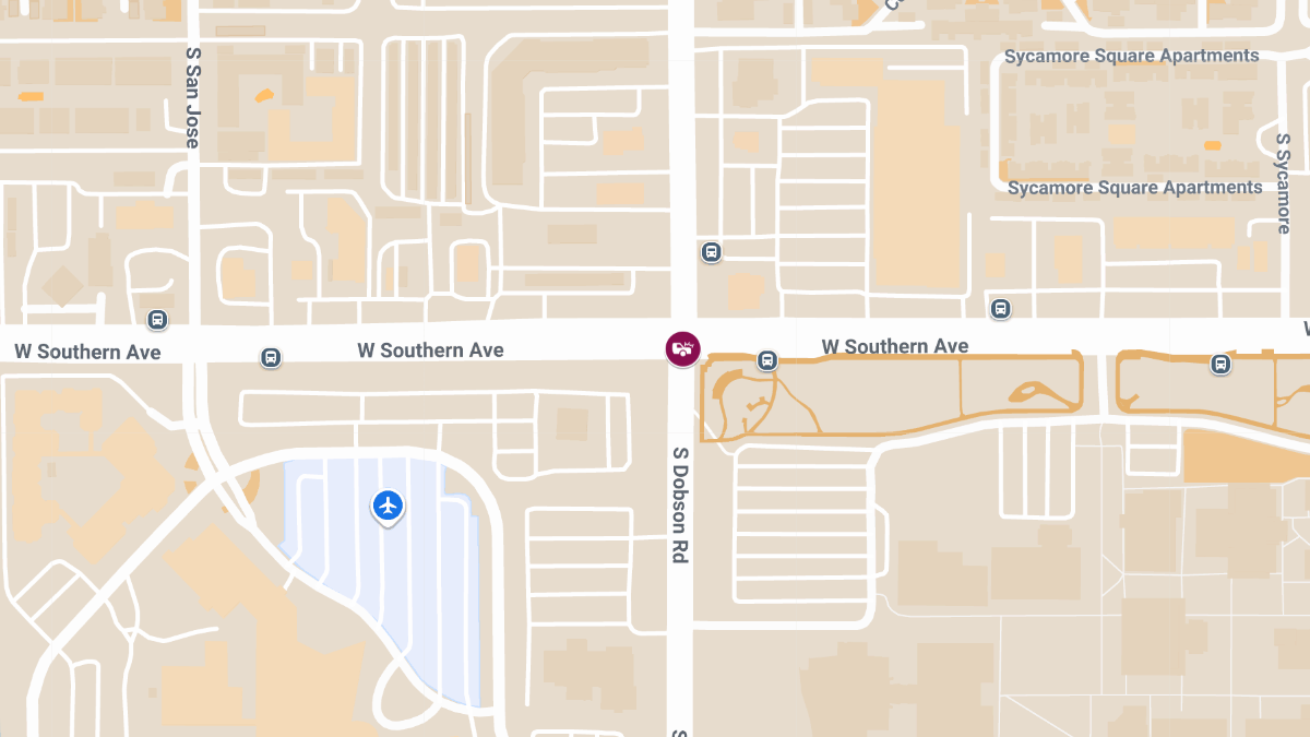 Injury Accident at S Dobson Rd & W Southern Ave