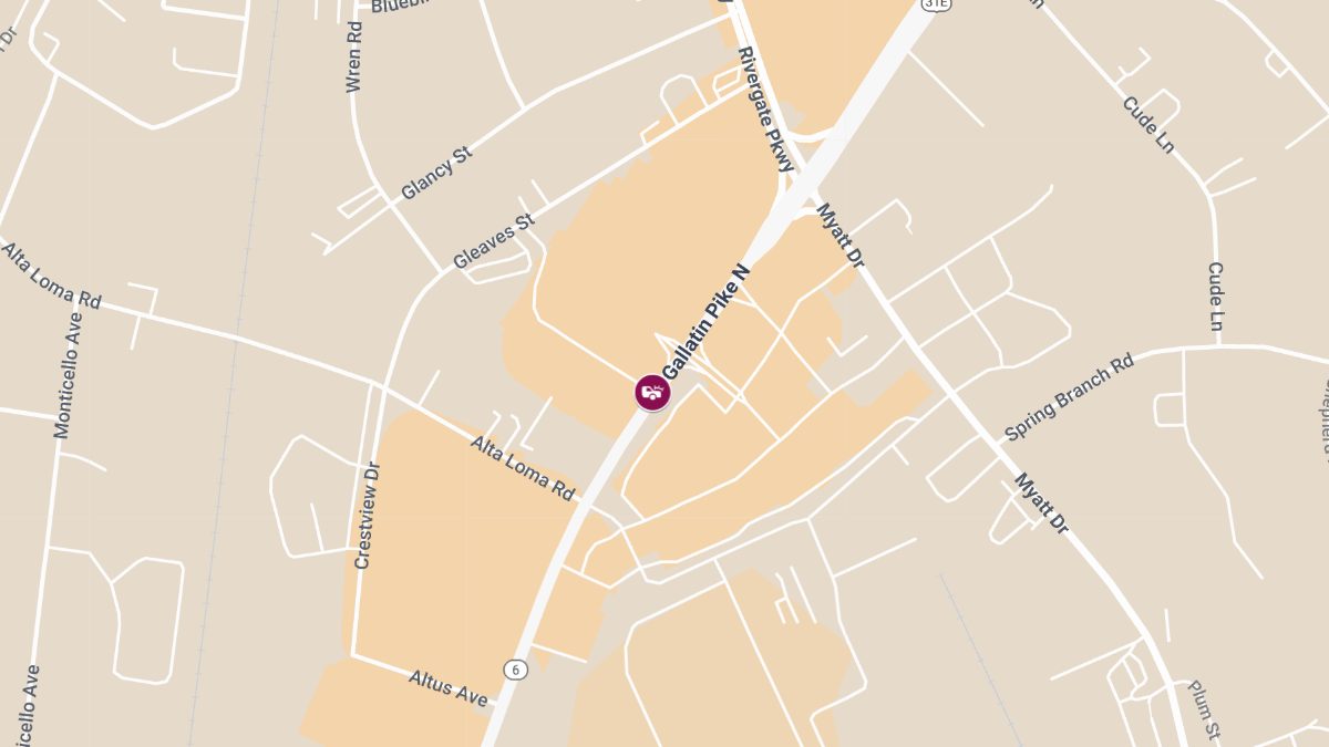 Injury Accident on Gallatin Pike N