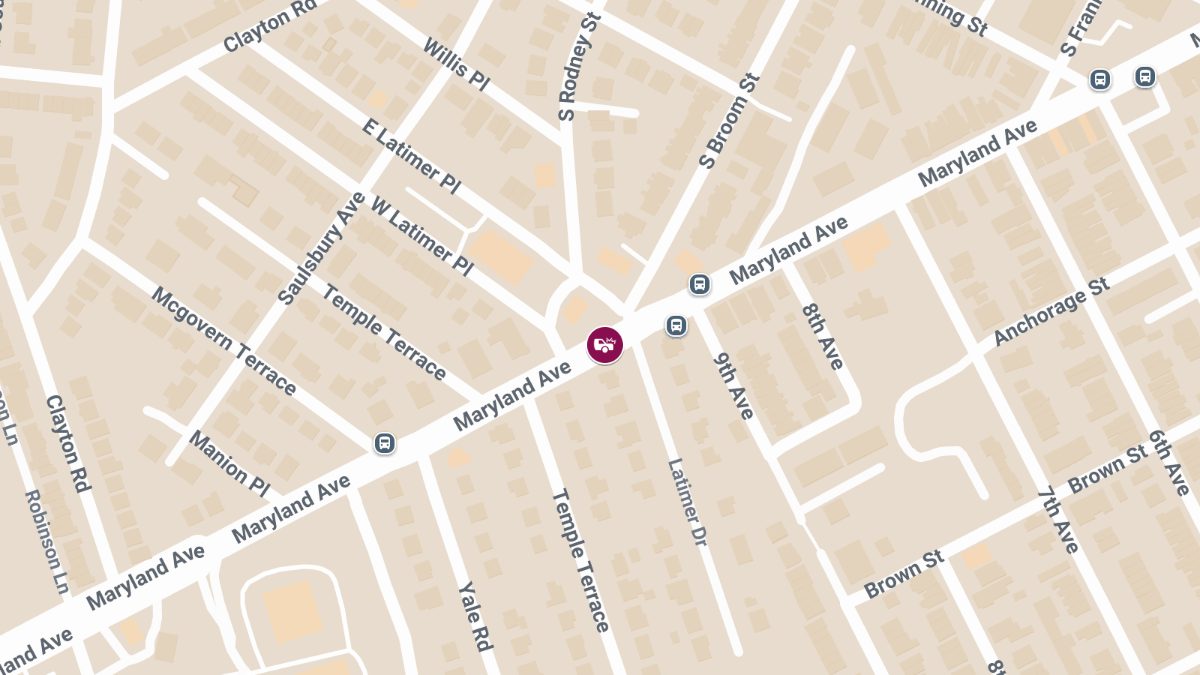 Injury Accident on Maryland Avenue Near South Broom Street