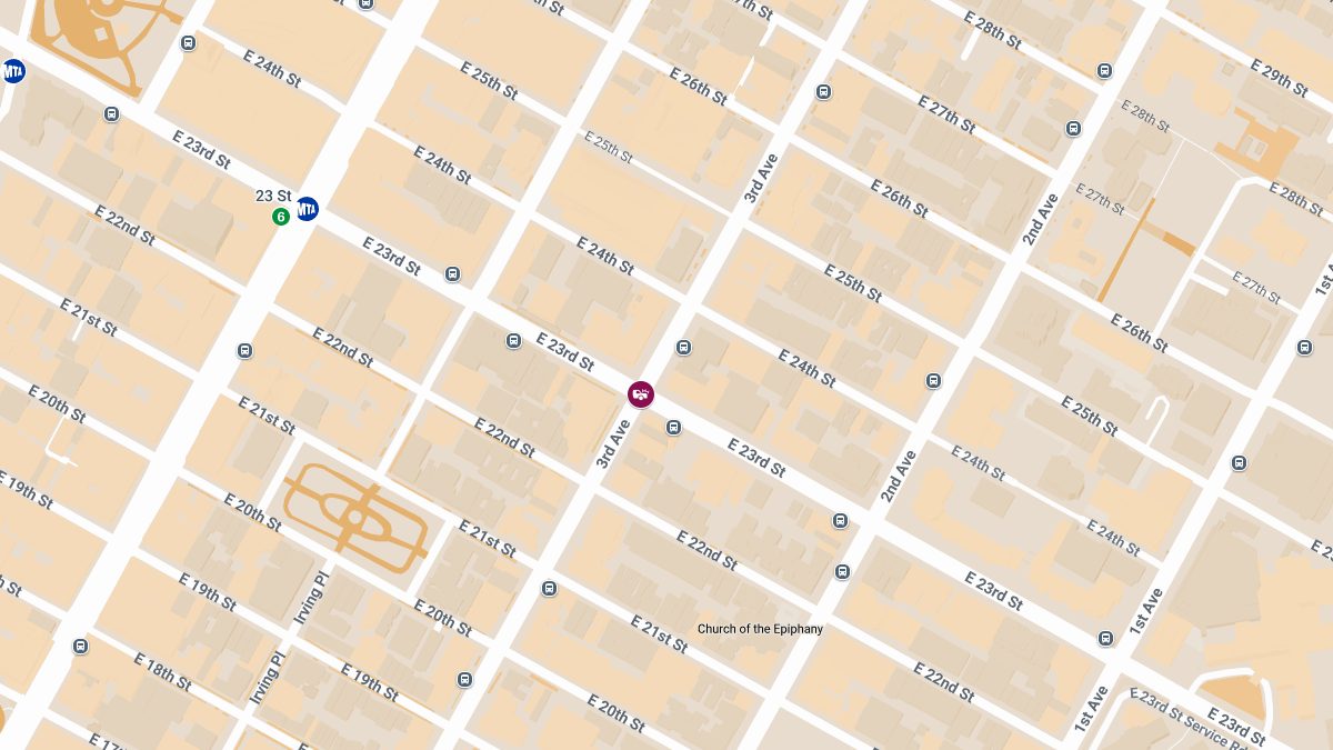Injury Collision at E 23rd St & 3rd Ave in Gramercy
